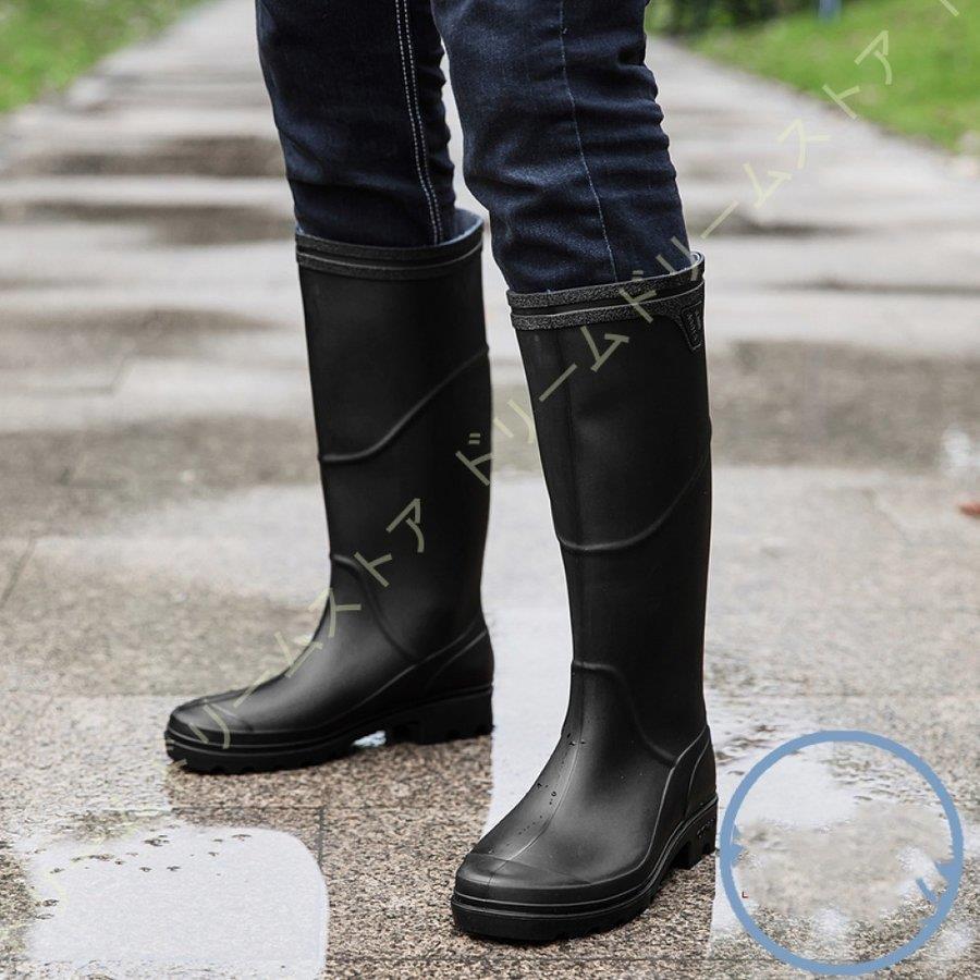 レインブーツ 雨靴 長靴 メンズ 軽量 防水 Pvc 滑りにくい 梅雨 疲れにくい 履きやすい 園芸 作業靴 レインシューズ Pvc製 水に浮く 安全長靴 スノーブーツ Mv3y227umg メンズファッション Tdsc Sn