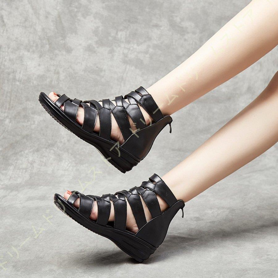 サンダル 厚底 ウェッジソール 厚底サンダル ウエッジソール おしゃれ 歩きやすい ヒール レディース