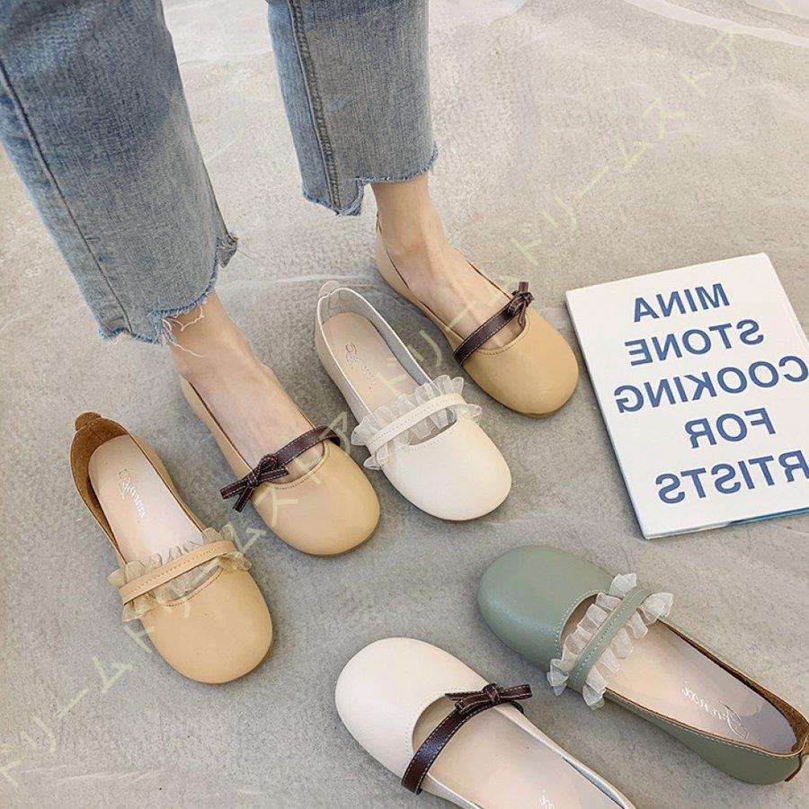 人気の製品 パンプス 足が痛くならない ローヒール ぺたんこ 大きいサイズ 歩きやすい 旅行 疲れない 走れる 脱げない 立ち仕事 おしゃれ フラットシューズ レディース靴