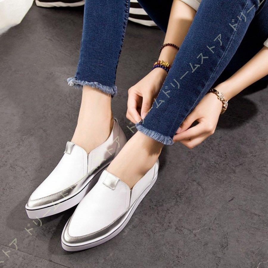 流行に スリッポン スニーカー レディース 厚底 白 黒 ローファー ローカット 靴 美脚 ポインテッドトゥ ローヒール おしゃれ 歩きやすい 疲れない Sale 公式 Idealabodes Com