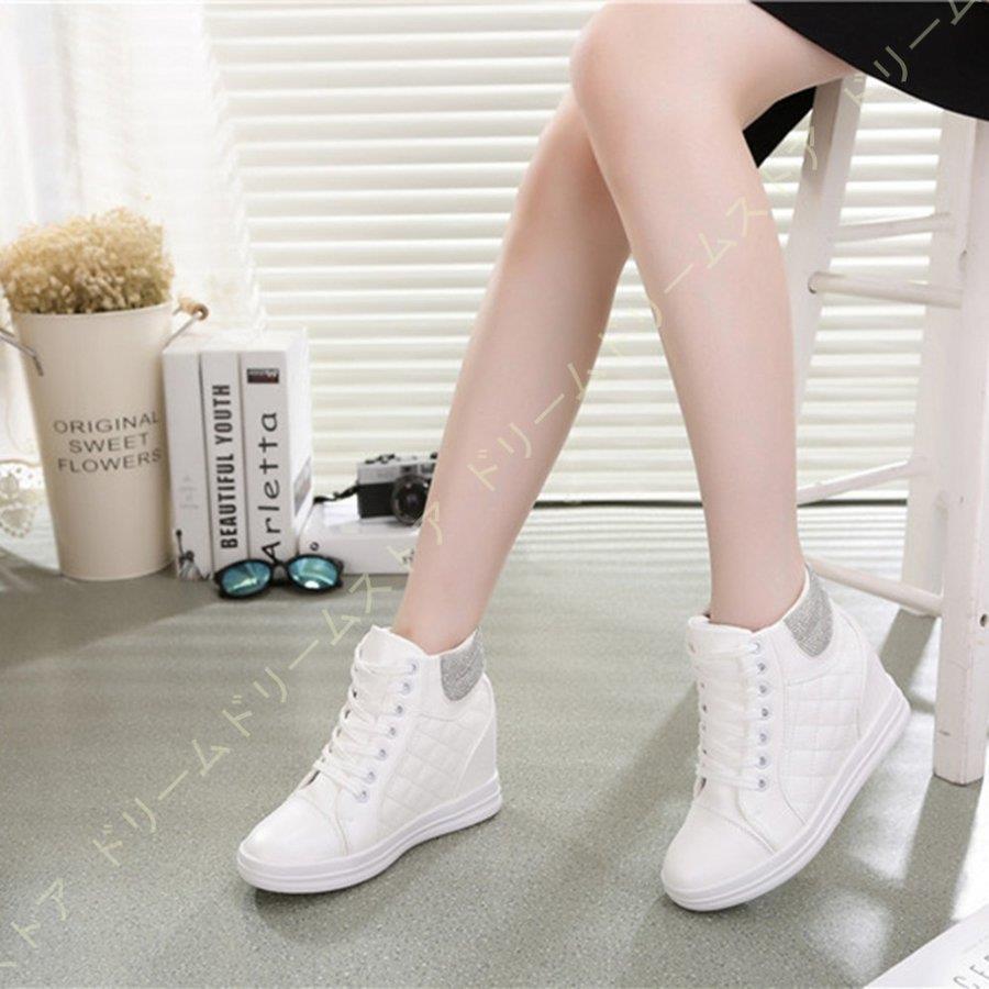 レディーススニーカー 白 スニーカー インヒール 厚底スニーカー ローカットスニーカー レースアップ 靴 歩きやすい インヒールスニーカー 靴 ローカット Huawuyu 0222 Xxx851 エピソード Episode 通販 Yahoo ショッピング