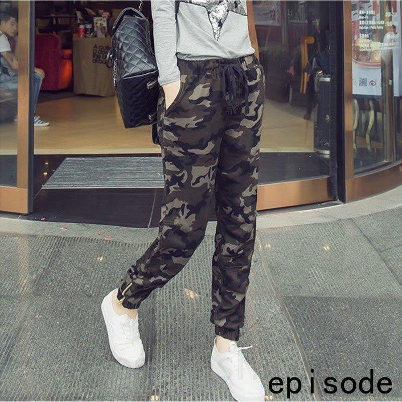 迷彩ジョガーパンツ レディース カーキ 春 夏 秋 冬 M L Xl Xxl カモフラ 迷彩柄 ハーレムパンツ 大人気 新品 定番 Huawuyu 0913 Dzv19 エピソード Episode 通販 Yahoo ショッピング