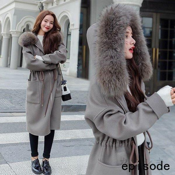 今だけ価格 ウールコート レディース ロングコート トレンチ風 フード ウールコート ファー付き ウール混 ファーコート 超ロング 冬 トレンチコート 着痩せlqklw266 日本販売正規品 Superavila Com