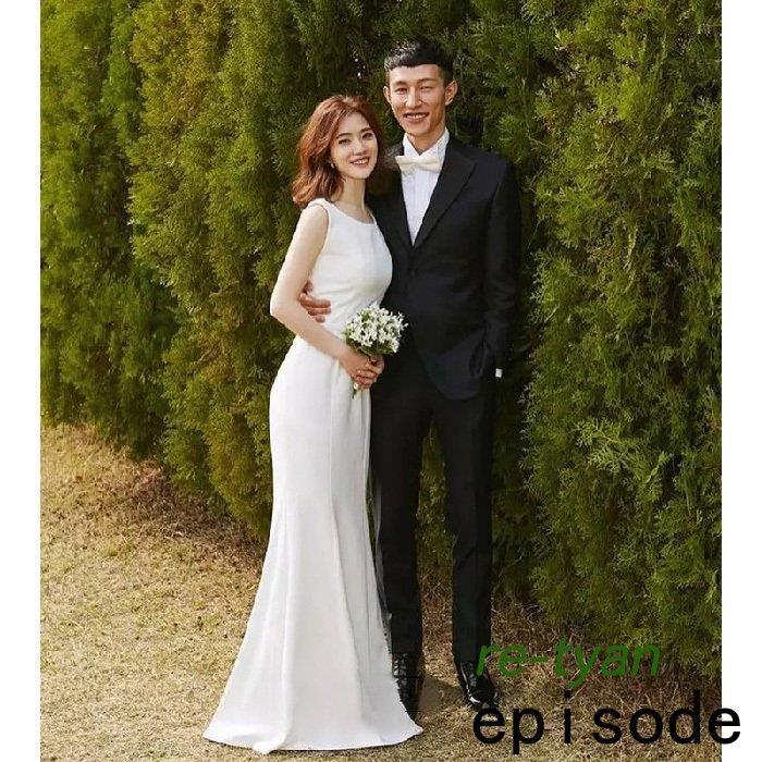 安心発送 パーティードレス ウェディングドレス白 露背 ホワイト 演奏会 韓国 姫系ブライダル 挙式 お呼ばれ エレガント 二次会 結婚式 簡約 花嫁 ロングドレス 演奏会 エンパイアライン サイズ Xl Www Factana Com