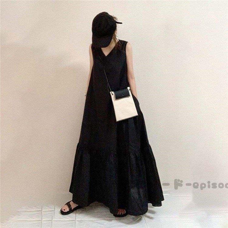 21新品ロングワンピース ワンピース フェイクレイヤード レディース 重ね着 ワンピ ノースリーブ Aライン 無地 ゆったり おしゃれ 秋 冬 30代 40代 Ml2 エピソード Episode 通販 Yahoo ショッピング