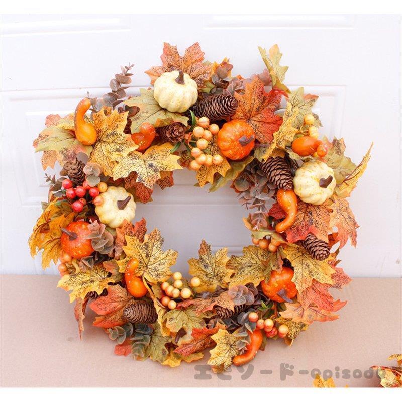 リース ハロウィン 花 秋 手作り クリスマス 飾り付け フラワーリース 造花 ガーデニング 壁掛け飾り 玄関ドア 雑貨 装飾 かぼちゃ ギフト お店 おしゃれ Mumna 07 Sdj4 エピソード Episode 通販 Yahoo ショッピング