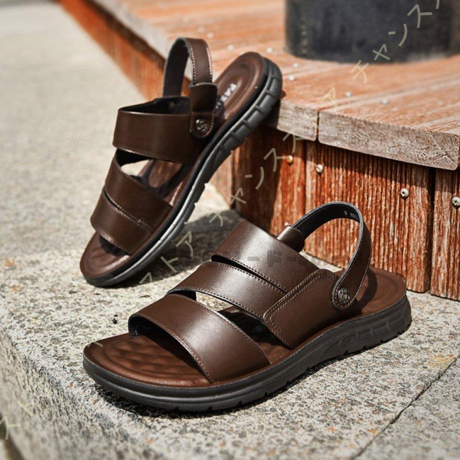 おしゃれ レザーサンダル メンズ バックストラップ 歩きやすい サンダル フラットサンダル 2way 旅行 大きいサイズ かかとなし 快適 かっこいい スリッパ 春夏 Ntx2 Zbl エピソード Episode 通販 Yahoo ショッピング