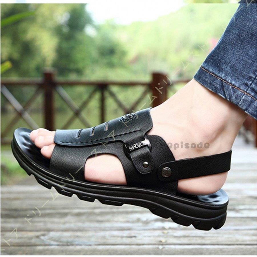 サンダル メンズ ビーサン スリッポン スリッパ オープントゥ 2way 夏 柔らかい 快適 通気 軽量 サンダル かかと付きサンダル 滑り止め コンフォートサンダル Ntx3 Zbl エピソード Episode 通販 Yahoo ショッピング