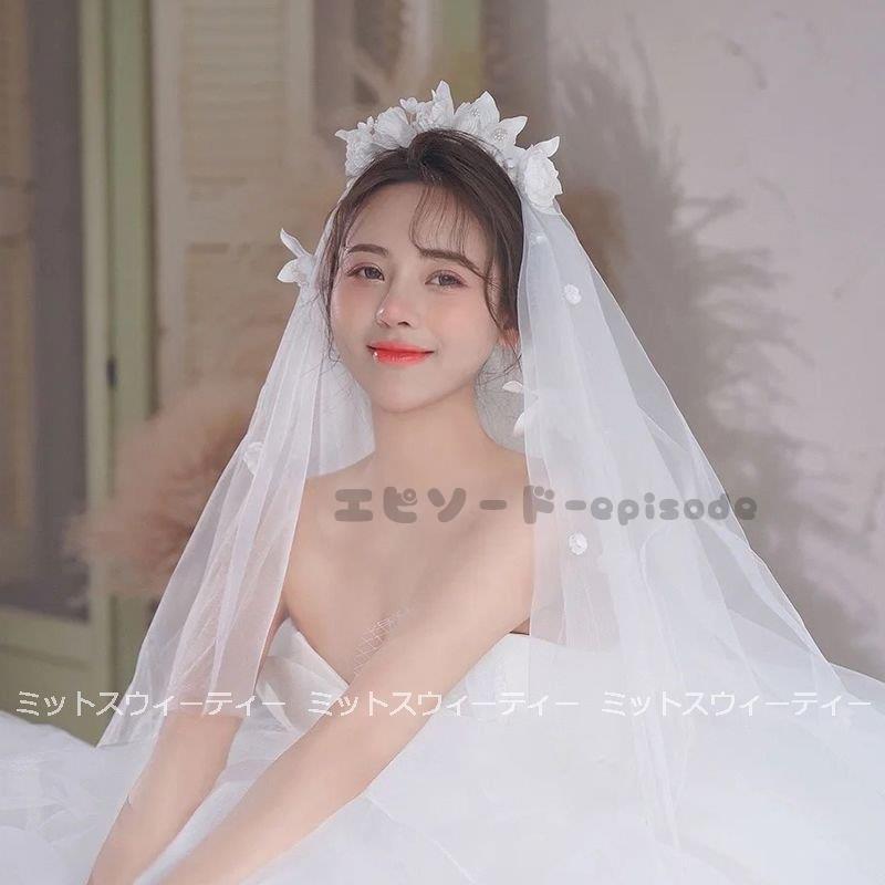 爆売り ウェディングベールとティアラ ウェディング