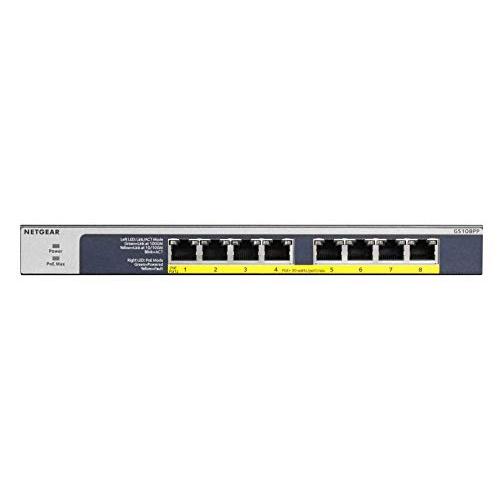 【NETGEAR 】スイッチングハブ ギガ 8ポート PoEハブ 正規品】 ネットギア NETGEAR スイッチングハブ 8ポート 1G PoE+ (123W