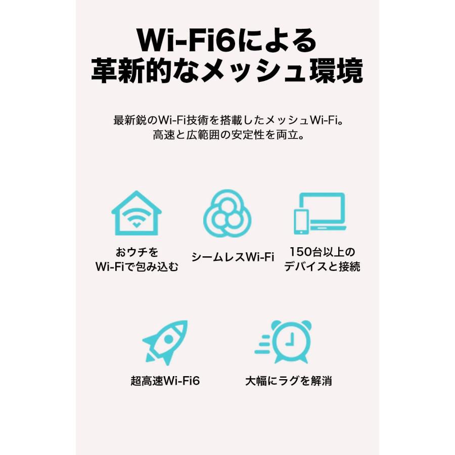 TP-Link メッシュ WiFi 6 ルーター 【 PS5 / ipad/Nintendo Switch/iPhone シリ