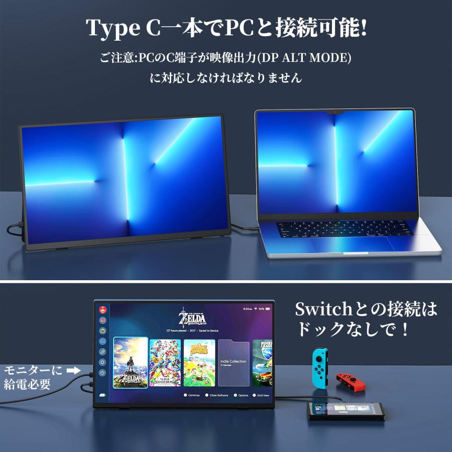 【新品未使用】モバイルモニター VisionOwl 15.6インチ 610g Amazon.co.jp: 【Amazon限定ブランド】VisionOwl デュアル モバイル ディスプレイ・モニター本体