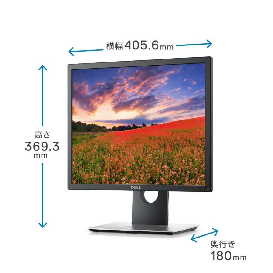 Dell P1917S 19インチ モニター ディスプレイ (3年間無輝点交換保証