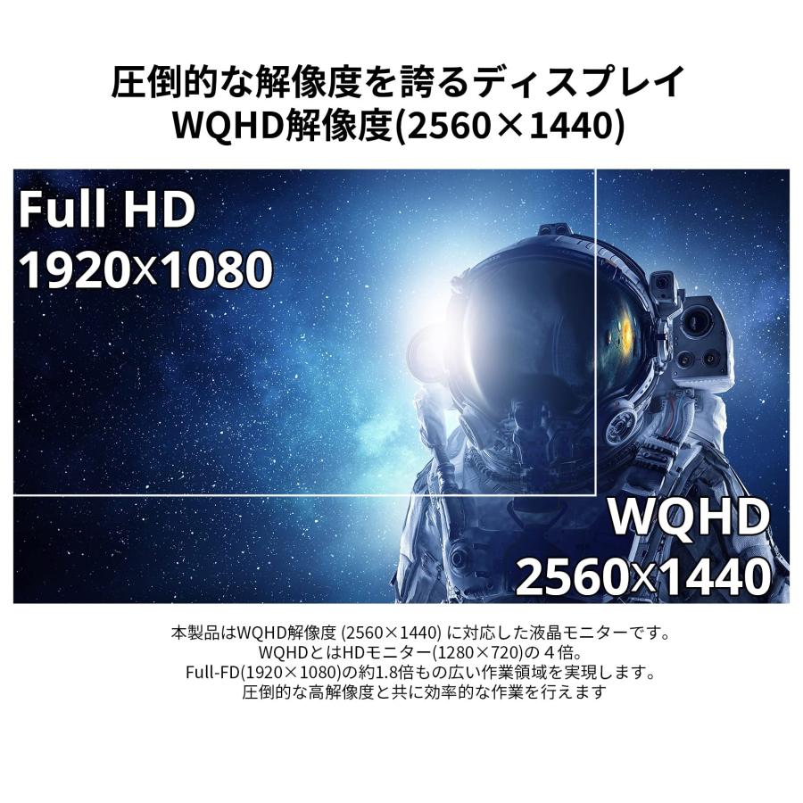JapanNext 31.5インチ WQHD解像度(2560x1440)165Hz対応ゲーミング