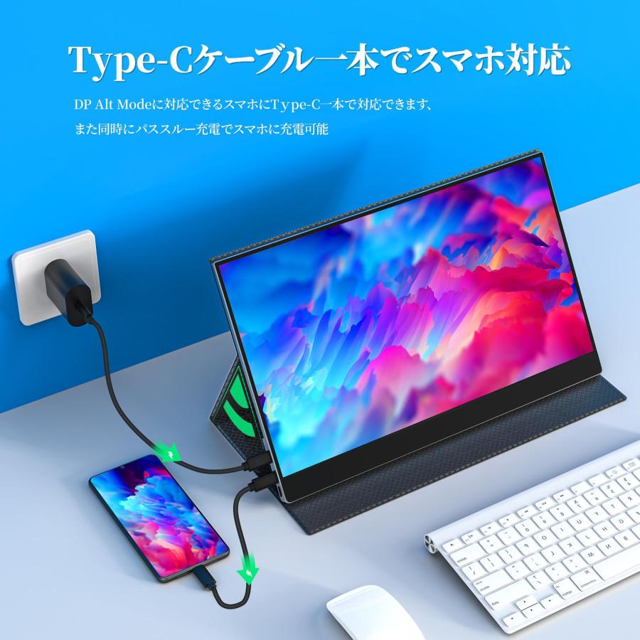 モバイルモニター モバイルディスプレイcocopar 15.6インチ スイッチ用
