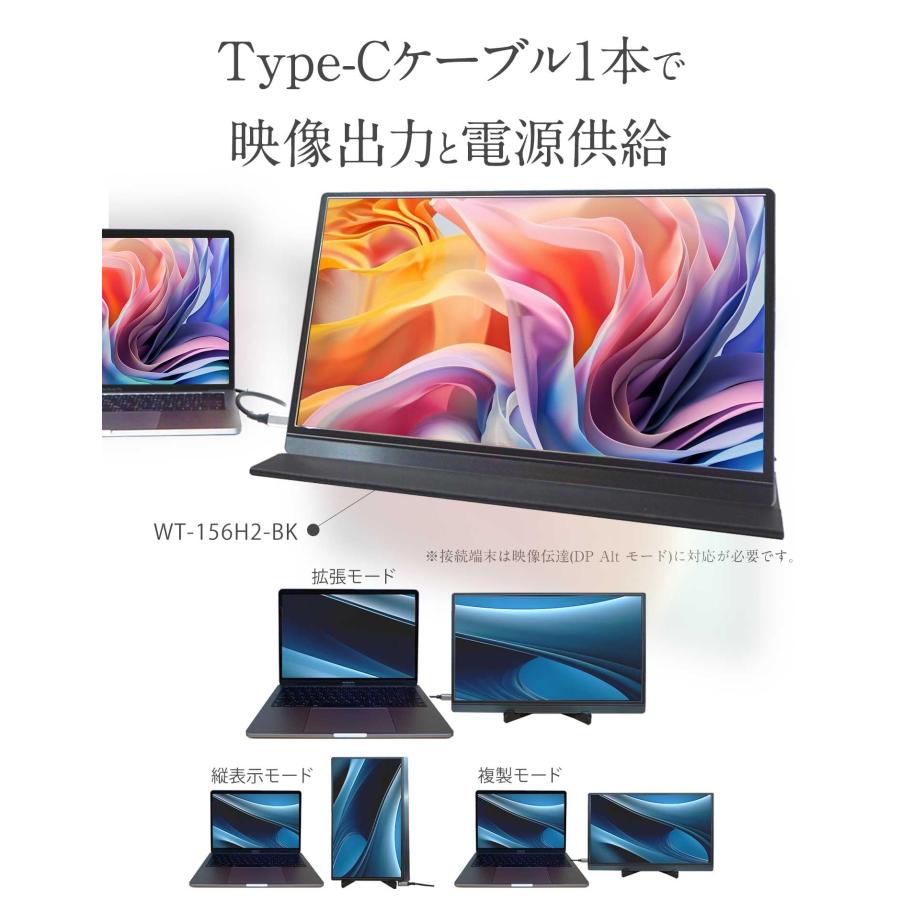 モバイルモニター 15.6インチ 1920*1080 フルHD ゲーミングモニター