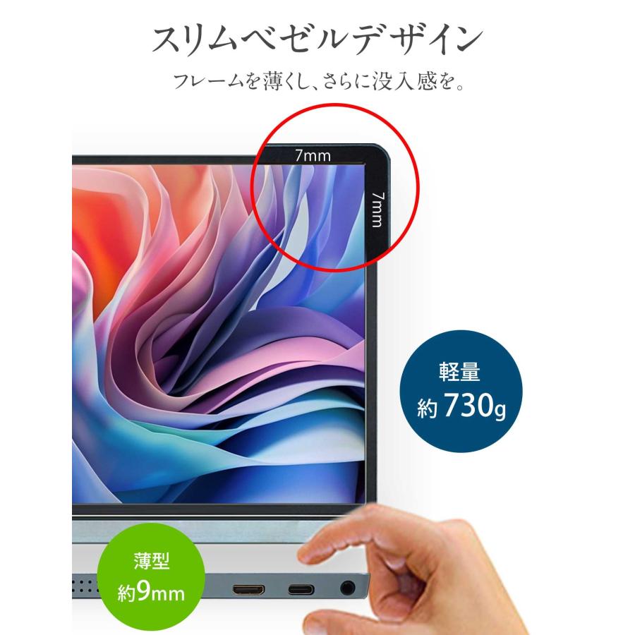 モバイルモニター 15.6インチ 1920*1080 フルHD ゲーミングモニター