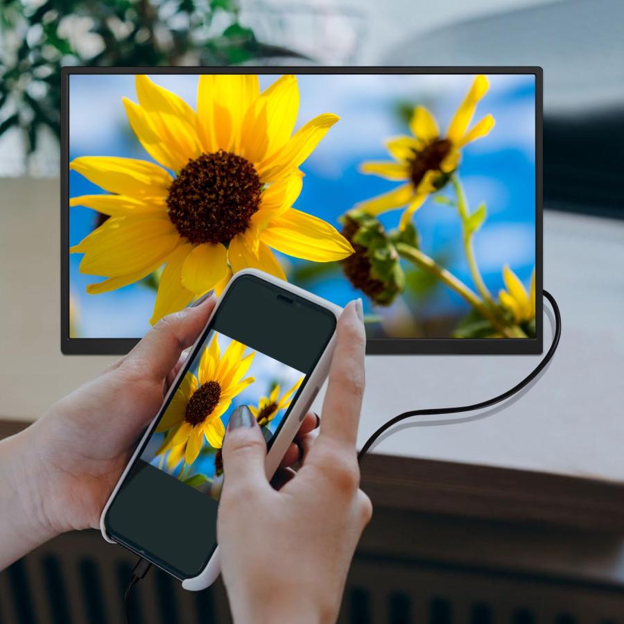 18 モバイルモニター 18.5インチ 120Hz 自立型スタンド モバイル