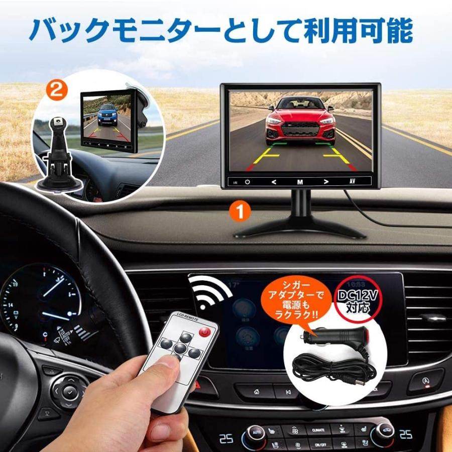 7インチ モニター HDMI 液晶小型ディスプレイ(1024×600) HD内蔵