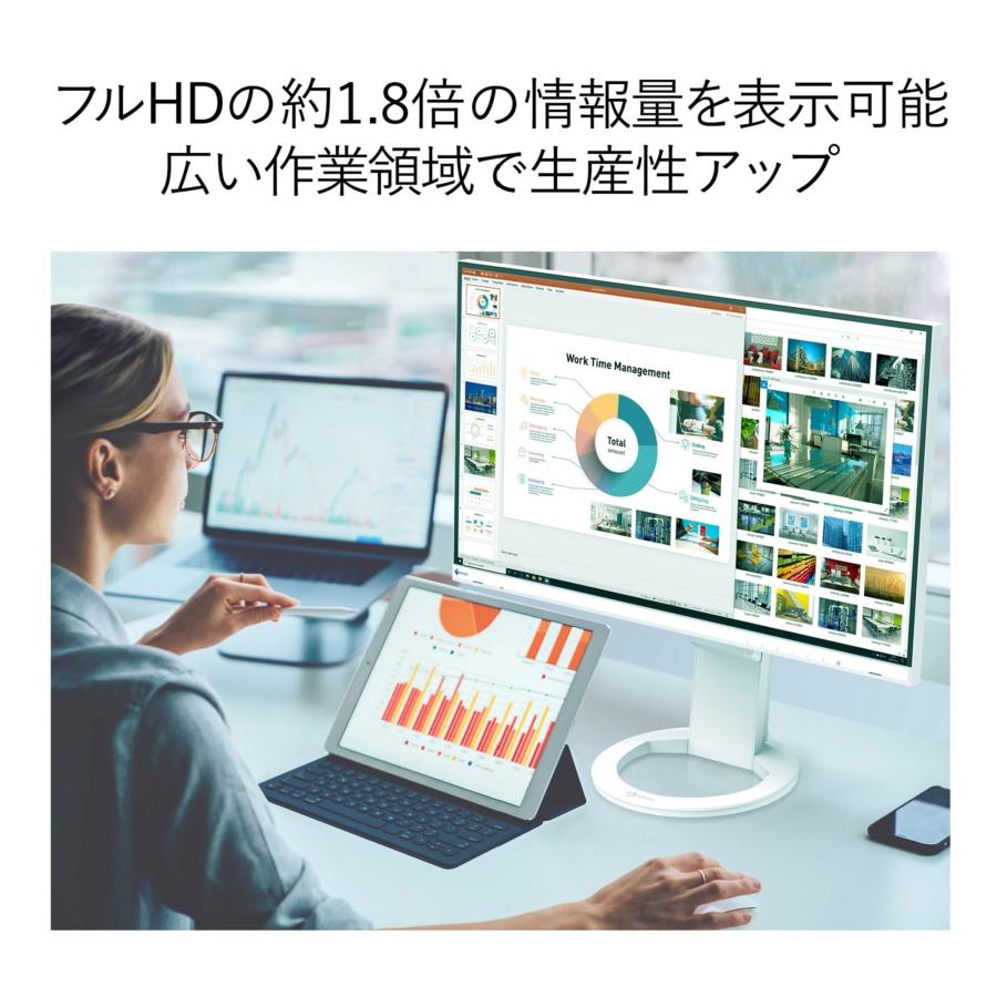 EIZO 27.0型カラー液晶モニター EV2760-WT : Lulufiore - 通販 - Yahoo