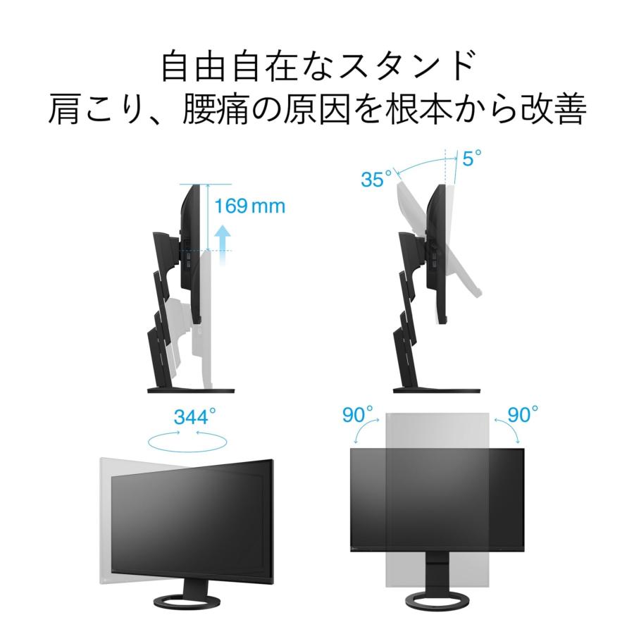 EIZO 27.0型カラー液晶モニター EV2760-WT : Lulufiore - 通販 - Yahoo