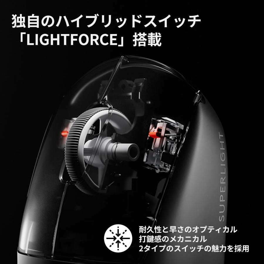 Logicool G 8000Hz ポーリングレート PRO X SUPERLIGHT 2 ワイヤレス