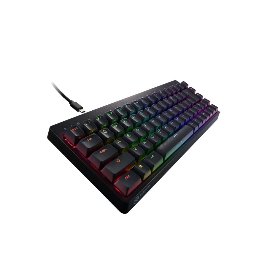 エレコム ゲーミングキーボード 有線 V-custom VK300S RGB テンキー