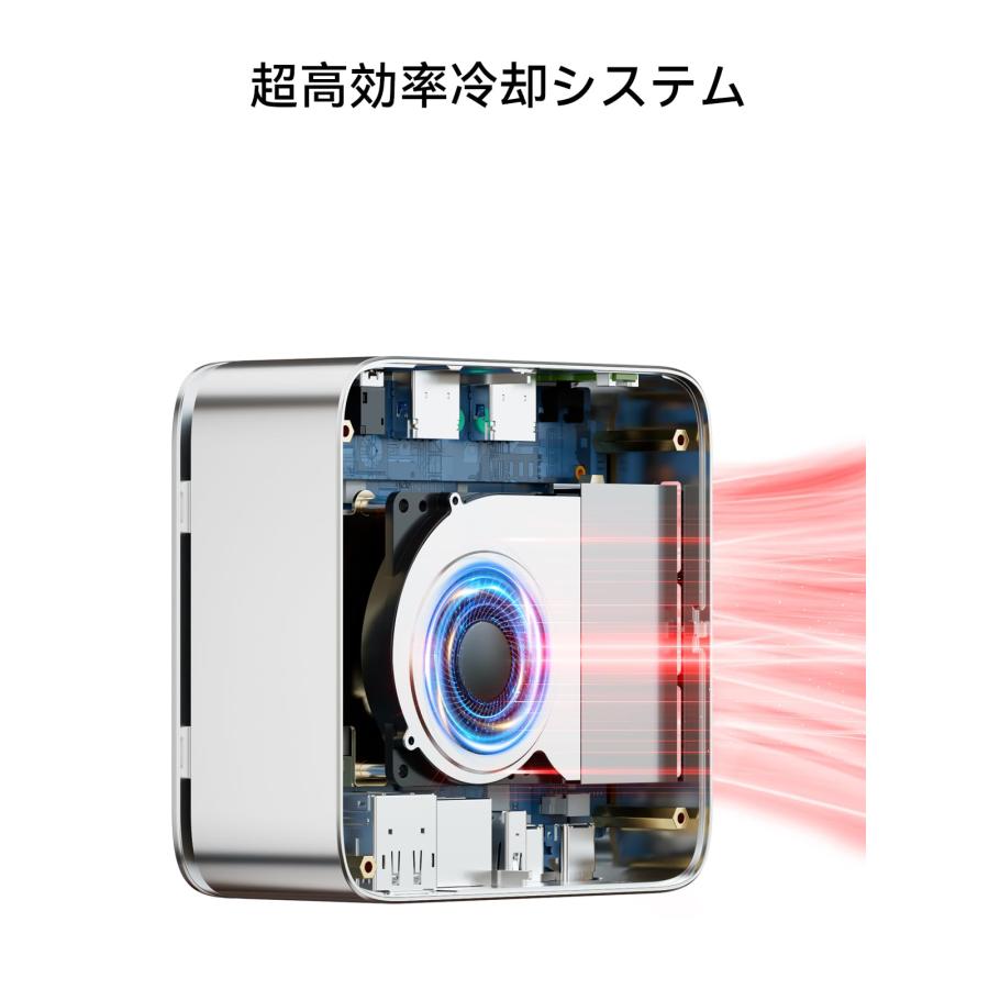 ミニ PC Ryzen 5 3500U搭載 N150/N97 より速い GMKtec G10 mini pc【64GB DDR4 +_6