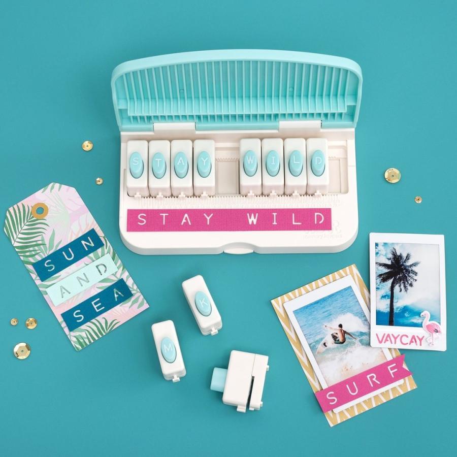 ワード アルファベットパンチボード WR Word Punch Board クラフトパンチ 手芸 スクラップブッキング ペーパークラフト