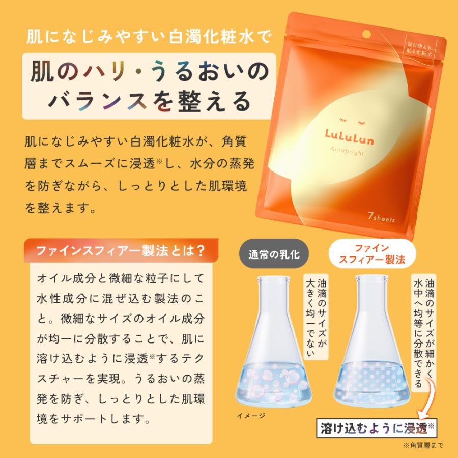 LuLuLun（ルルルン） 28枚入り販売再開 公式 オーラブライトマスク W