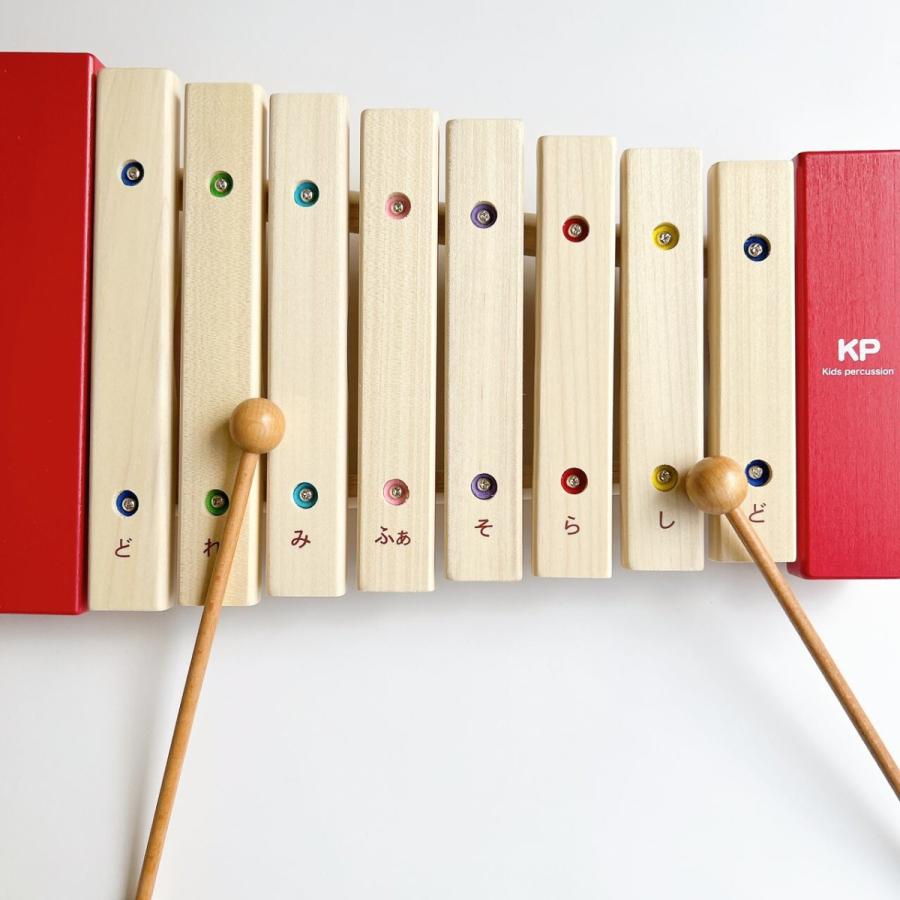 キッズ用楽器 木琴 マイキッズザイロフォン 8音 キッズパーカッション