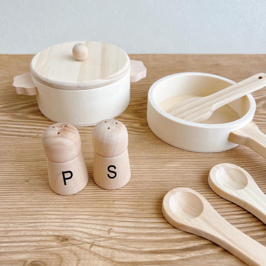 木製 おままごと キッチンツールセット Egmont Toys エグモントトイズ