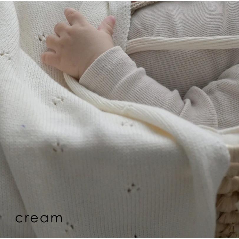blanco ベビー ニットブランケット organic cotton blanket blanco ベビー ニットブランケット organic cotton blanket