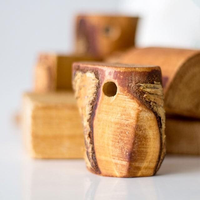 木製 自然なお山のつみ木 天然木 つみき ドライブラッター 切り株 枝 無垢材 木のおもちゃ Drei Blatter ドライブラッター DB2030 | ブランド登録なし | 04