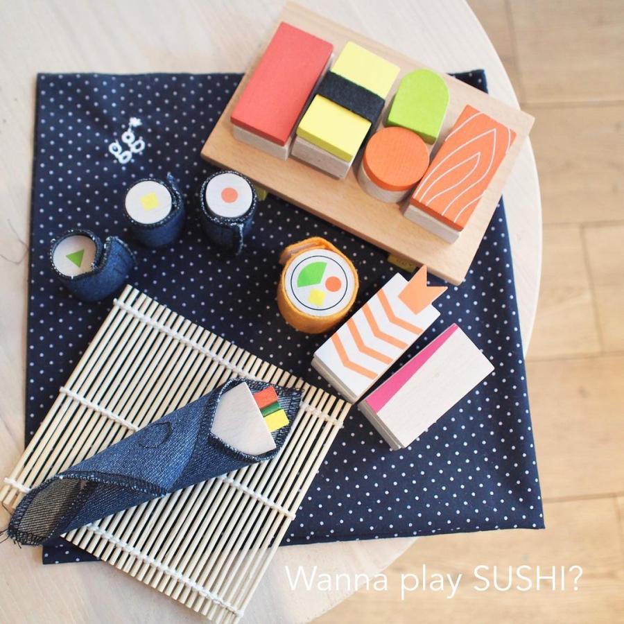 gg* ままごと お寿司 木製 木のおもちゃ SUSHI スシ ジジ GG10 ごっこ