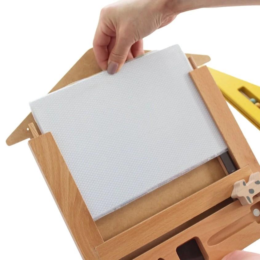 gg* 05 oekakihouse (dog) 知育おえかきボード 新品 gg* おえかきボード オエカキハウス oekaki house 木のおもちゃ ハウス