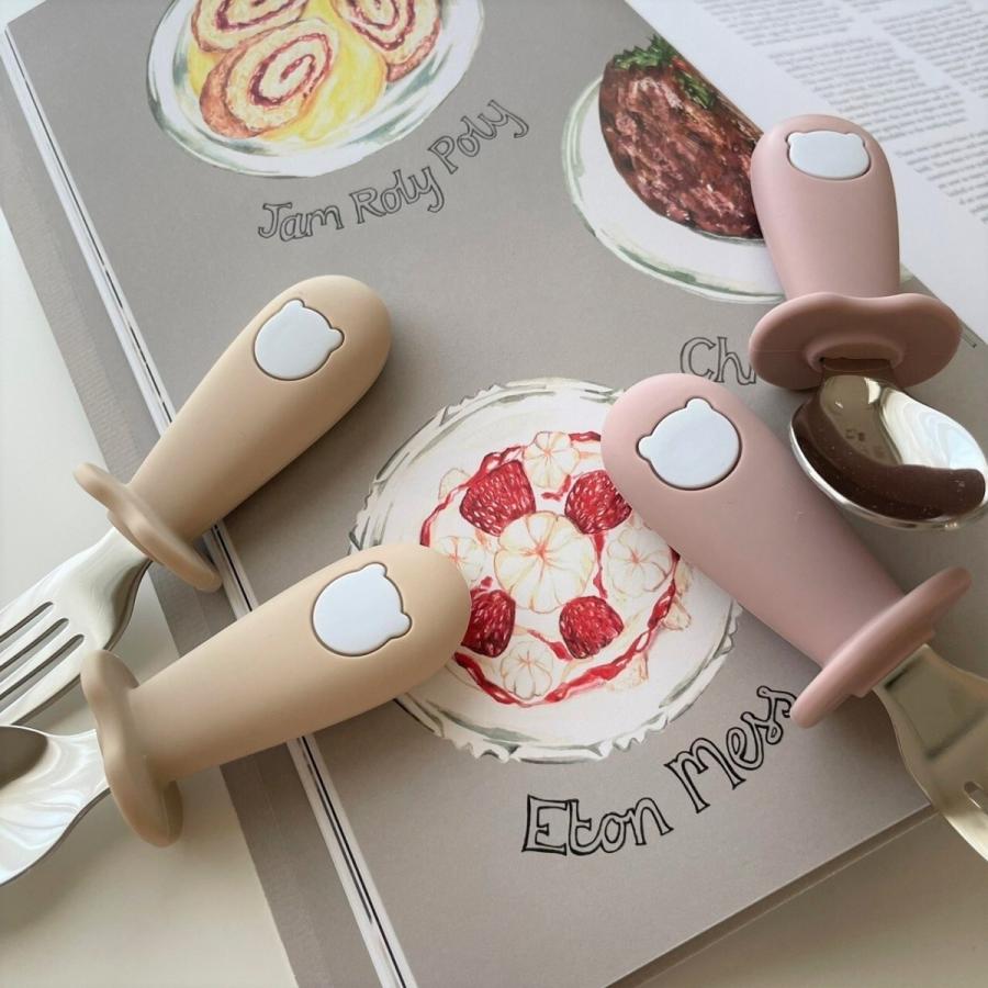 スプーン＆フォーク くま ベビー用 kawaii&born カトラリーセット 子供