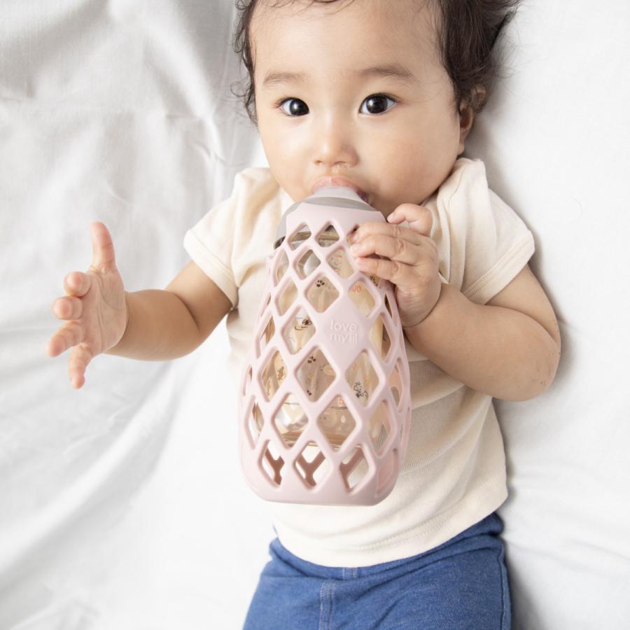 love my lil ボトルホルダー 哺乳瓶カバー 赤ちゃんが持ちやすい 3ヶ月
