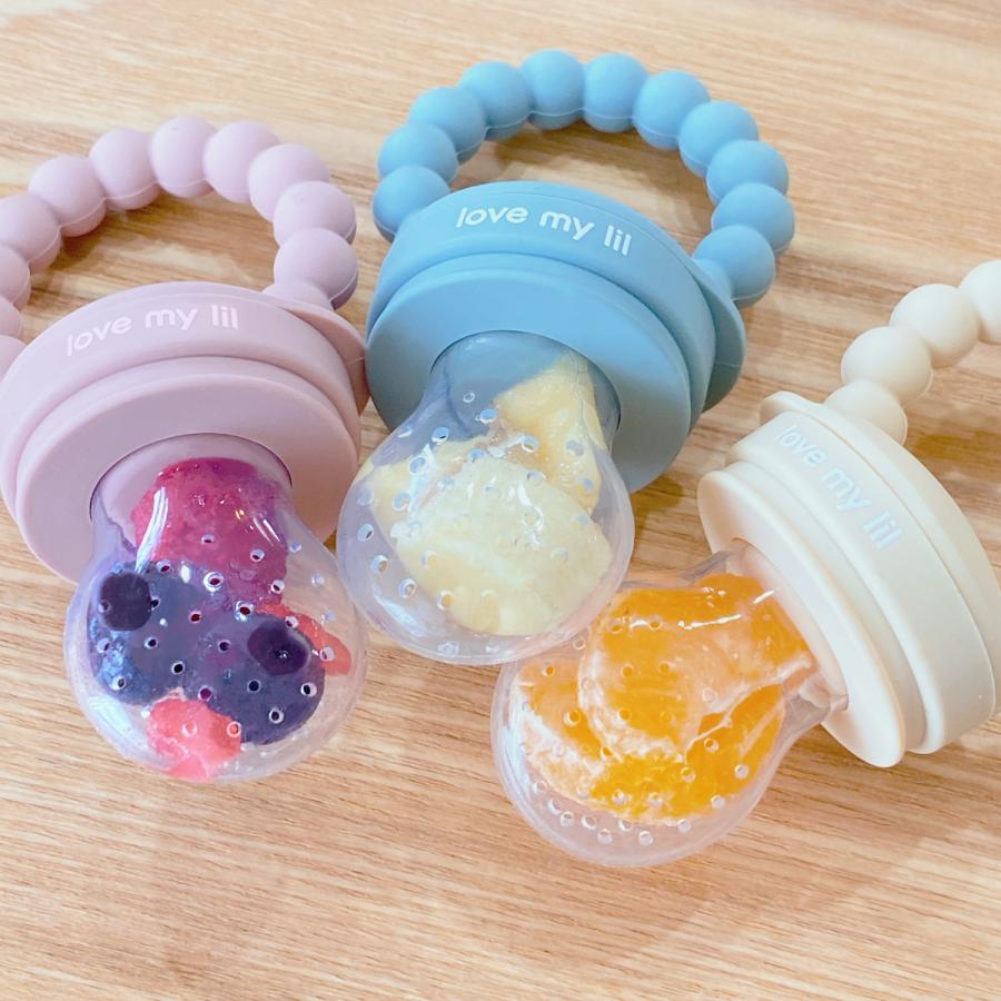 Love my lil 離乳食フィーダー くすみカラー シンプルデザイン 0才から おしゃぶり 果物 つかみやすい ラブマイリル | love my lil | 13
