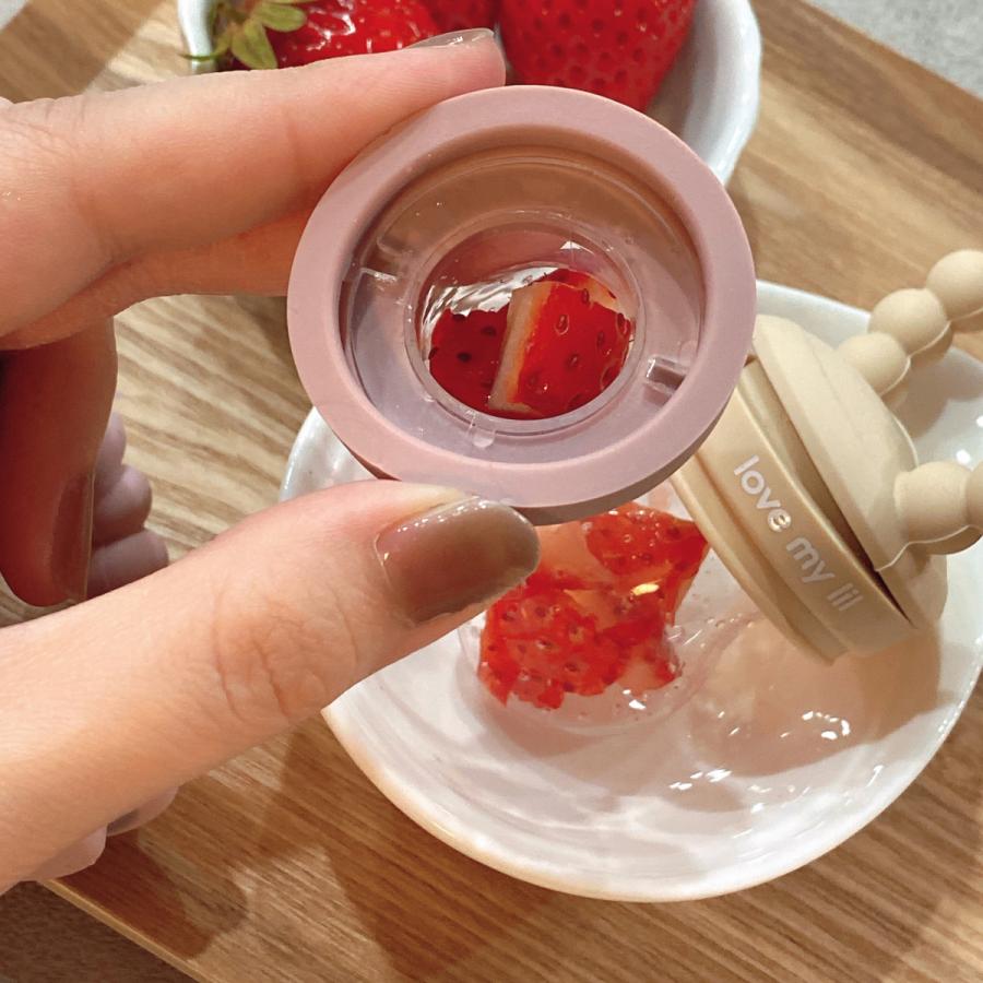 Love my lil 離乳食フィーダー くすみカラー シンプルデザイン 0才から おしゃぶり 果物 つかみやすい ラブマイリル | love my lil | 11