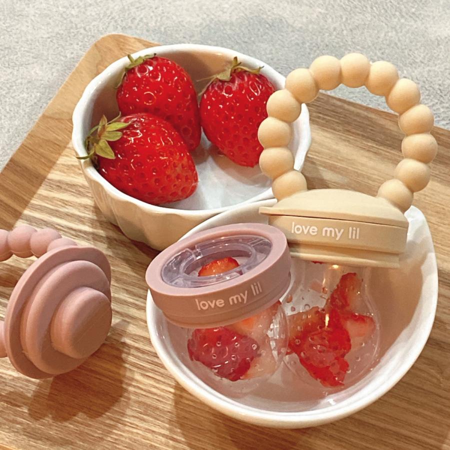 Love my lil 離乳食フィーダー くすみカラー シンプルデザイン 0才から おしゃぶり 果物 つかみやすい ラブマイリル | love my lil | 12
