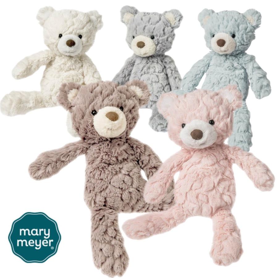 Mary Meyer くま ぬいぐるみ パティ ベア Sサイズ ホワイト ピンク
