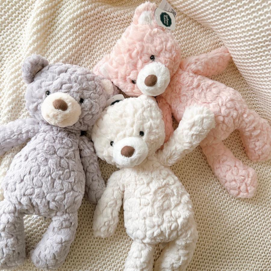 Mary Meyer くま ぬいぐるみ パティ ベア Sサイズ ホワイト ピンク