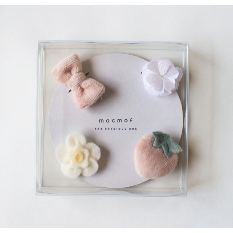 mocmof（モクモフ） ベビー ヘアアクセセット 面ファスナータイプ