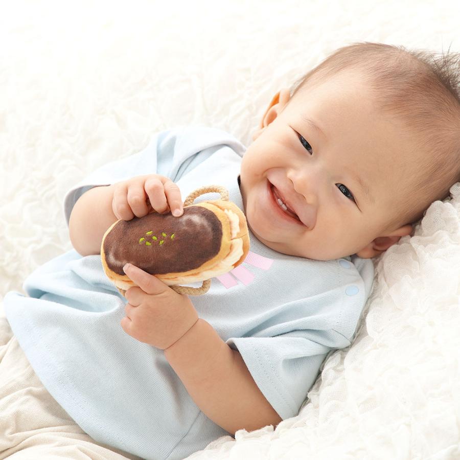 SHAOOL（シャオール） わっかラトル 赤ちゃんのおもちゃ 食べ物 ループ