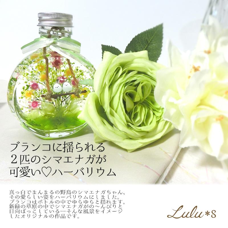 シマエナガちゃんのハーバリウム 草原のブランコ プリザーブドフラワー ドライフラワー Lulu S 1597 Lulus 1597 Lulu S 通販 Yahoo ショッピング