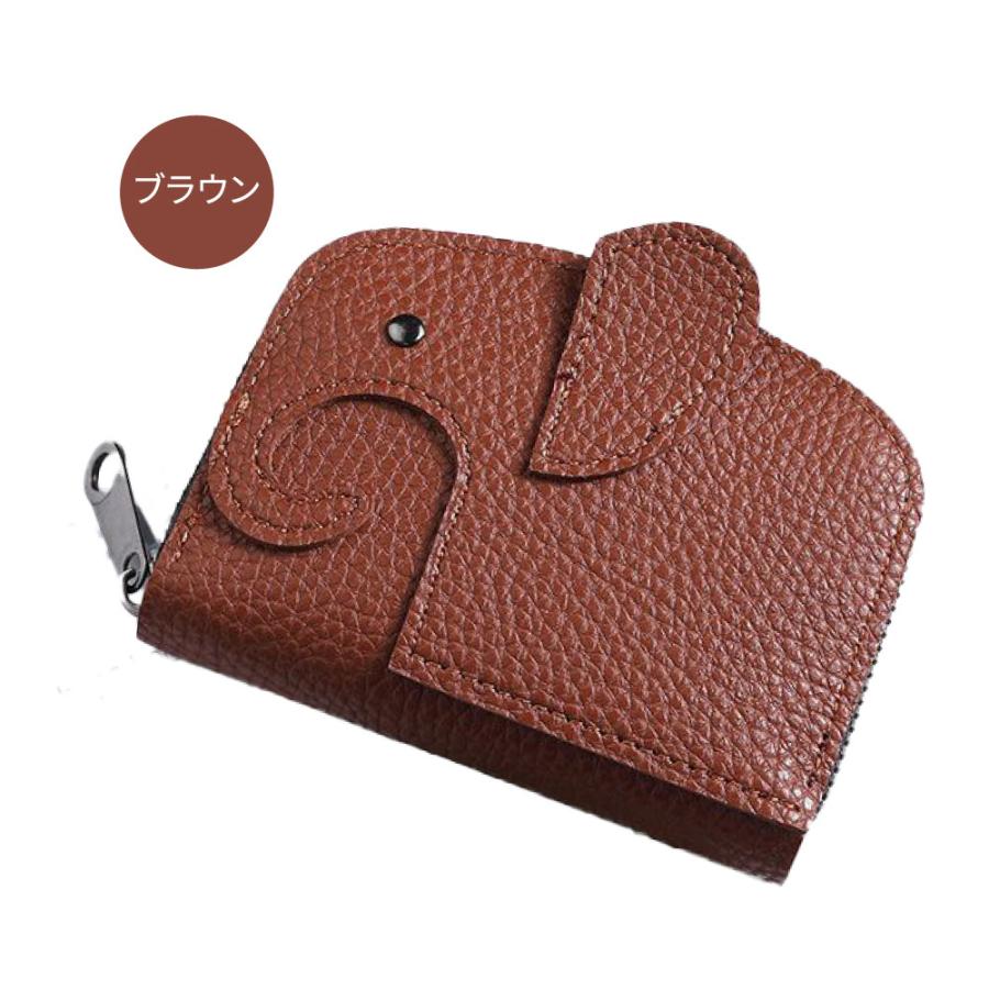 カードケース レディース ミニ財布 象 じゃばら おしゃれ メンズ 財布 