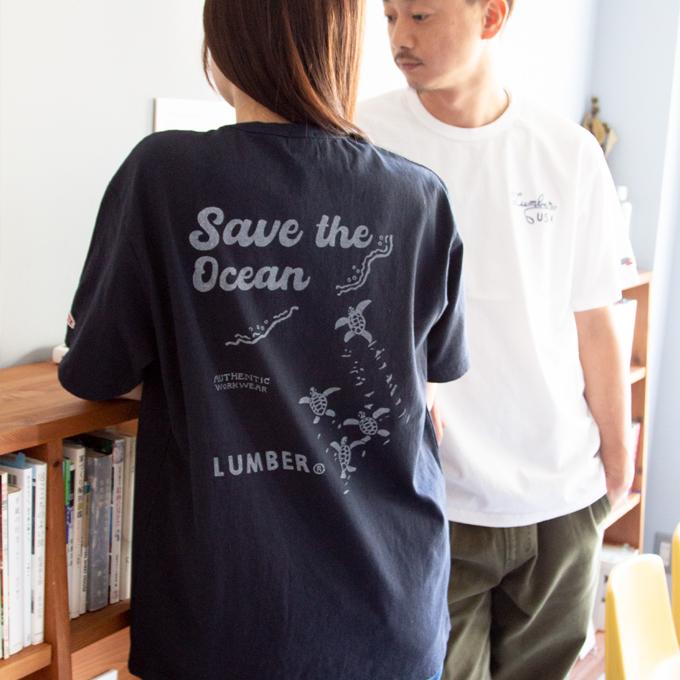 LUMBER】SAVE THE OCEAN T-shirt 251580 : LUMBER Yahoo!ショッピング