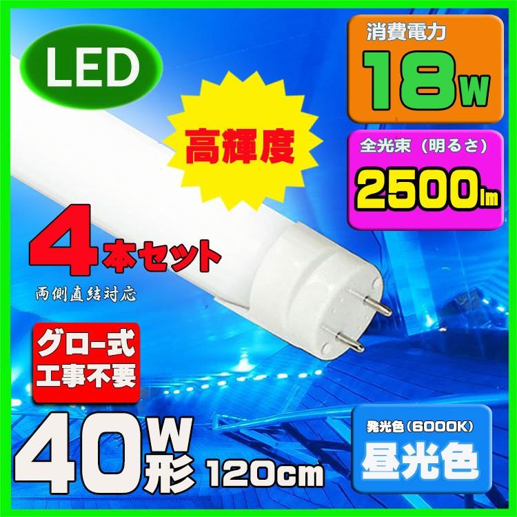 ルミーテック30本セットLED蛍光灯 40W形 120cm 2500LMグロー式