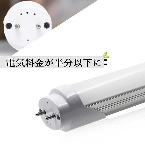 LED蛍光灯 40w形 クリアカバー 昼光色 直管LED照明ライト グロー LED蛍光灯 40w形 クリアカバー 昼光色 直管LED照明ライト グロー
